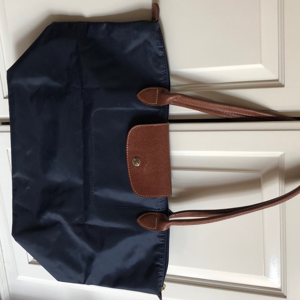 Longchamp navy tote
